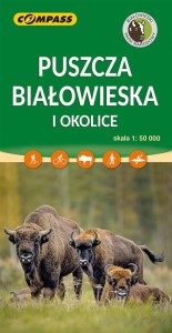 MAPA - PUSZCZA BIAŁOWIESKA 1:50 000