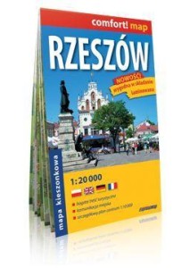 COMFORT! MAP RZESZÓW 1:20 000 MIDI PLAN MIASTA