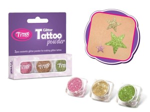 TYTOO. TATUAŻE ZESTAW BROKATÓW 3 KOLOROY