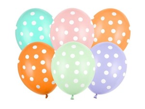 BALONY KROPKI 30CM 6SZT
