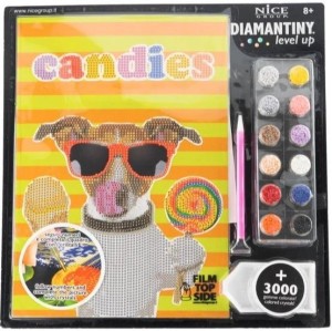 MOZAIKA DIAMENTOWA LEVEL UP - PIES CANDIES