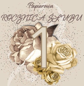 KARNET SWAROVSKI KWADRAT CL4402 ROCZNICA ŚLUBU 1