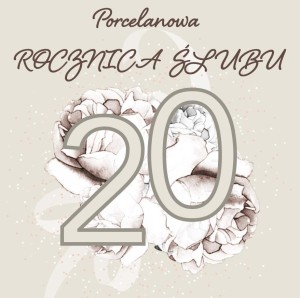 KARNET SWAROVSKI KWADRAT CL4406 ROCZNICA ŚLUBU 20