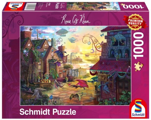 Puzzle 1000 Rose Cat Khan, Smocza poczta, G3