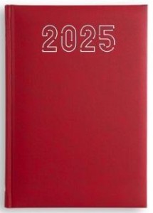 KALENDARZ 2025 A5 STANDARD CZERWONY