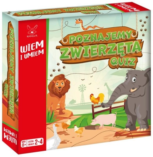 Wiem i Umiem. Poznajemy Zwierzęta Quiz, Kangur