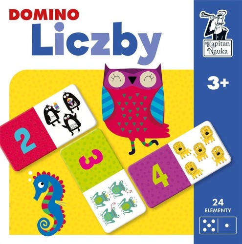 Gra Domino Liczby. Kapitan Nauka, praca zbiorowa