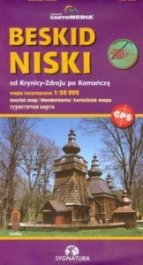 BESKID NISKI MAPA TURYSTYCZNA 1:50 000