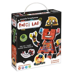 CZUCZU PUZZLE KREATYWNE ROBOT LAB 3+