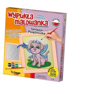 WYPUKŁA MALOWANKA FANTAZJA PSIĘŻNICZKA