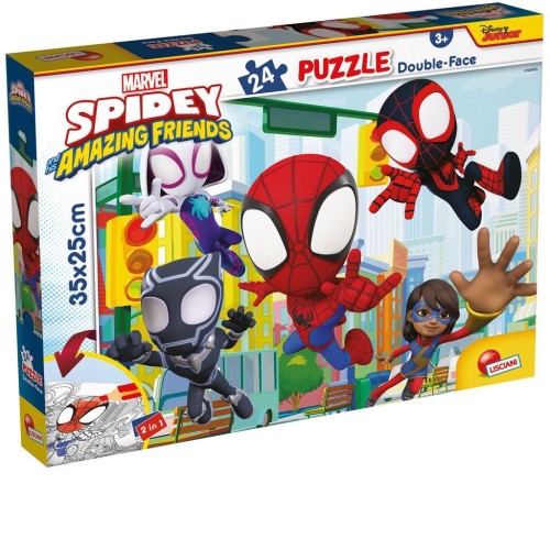 Puzzle dwustronne 24 Spidey, Lisciani