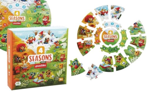 Puzzle 4 niesamowite pory roku, Cubika