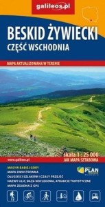 MAPA SZTABOWA - BESKID ŻYWIECKI- WSCHÓD 1:25 000