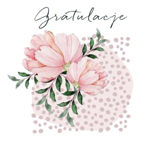 KARNET SWAROVSKI KWADRAT CL4512_PO GRATULACJE