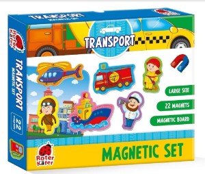 ZESTAW MAGNESÓW. TRANSPORT, ROTER KAFER