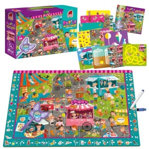 PUZZLE EDUKACYJNE DETECTIVE - CANDY FAIR