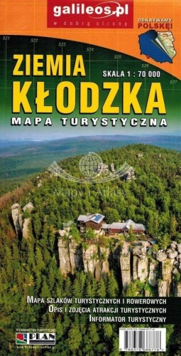 Mapa - Ziemia Kłodzka 1:70 000, praca zbiorowa