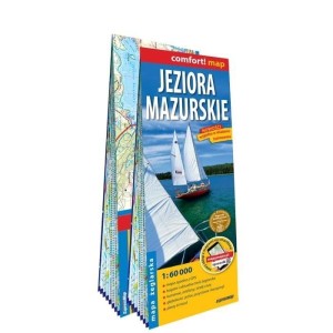 COMFORT!MAP JEZIORA MAZURSKIE 1: 60 000 LAM W.2023