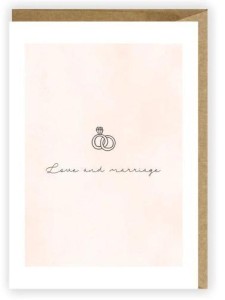 KARTKA OKOLICZNOŚCIOWA, EKO KOPERTA ŚLUB K006