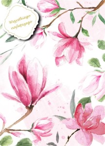 KARNET B6 Z DOWIESZKĄ - MAGNOLIA