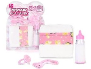 ZESTAW DLA LALEK NATALIA PIELUSZKA + AKCESORIA
