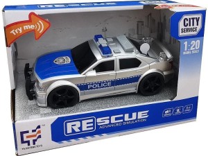 AUTO POLICYJNE 1:20 ŚWIATŁO DŹWIĘK, ADAR