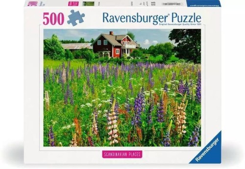Puzzle 500 Łąka w Szwecji, Ravensburger