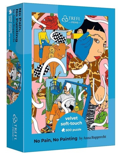 Puzzle 500 No Pain, No Painting TREFL, Trefl