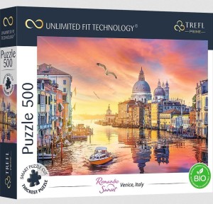 PUZZLE 500 ROMANTIC SUNSET: VENICE, ITALY TREFL