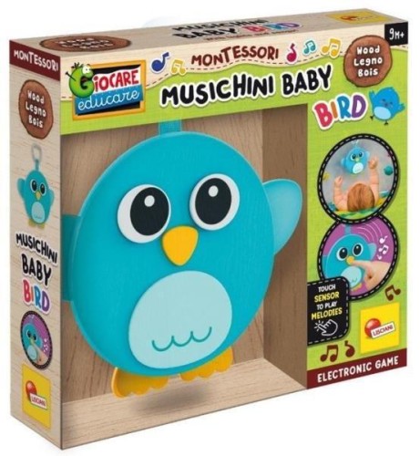 Montessori Baby Wood - Muzyczny ptaszek, Lisciani