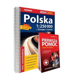 ATLAS SAMOCHODOWY 1:250 000 + PIERWSZA POMOC