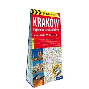 PLASTIC MAP KRAKÓW, NIEPOŁOMICE.. 1:22 000