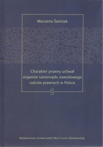 CHARAKTER PRAWNY UCHWAŁ ORGANÓW SAMORZĄDU...