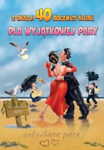 KARNET OKOLICZNOŚCIOWY ROCZNICA ŚLUBU 40