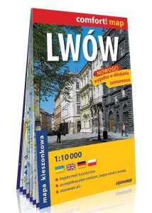 COMFORT! MAP LWÓW 1:10 000 PLAN MIASTA MINI