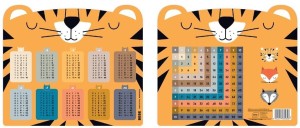 TABLICZKA MNOŻENIA 240X210 FRIENDS BOYS (10SZT)