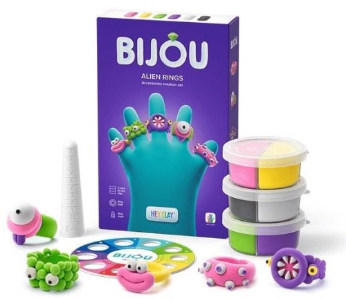 Hey Clay Bijou - Alien rings, TM Toys