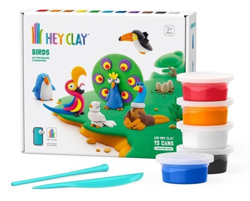 Hey Clay - Zestaw Ptaki, TM Toys