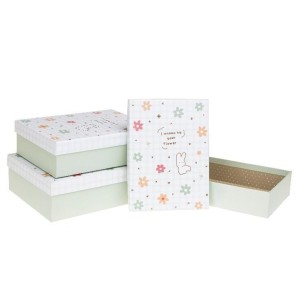 PUDEŁKO PREZENTOWE PR KRÓLIK 3SZT ROZETTE, ROZETTE