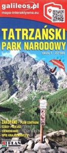 MAPA - TATRZAŃSKI PARK NARODOWY 1:27 500