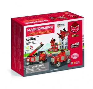MAGFORMERS ZESTAW RATUNKOWY 50EL, MAGFORMERS