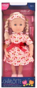 DOLLS WORLD LALKA CHARLOTTE 36CM, DOLLS WORLD