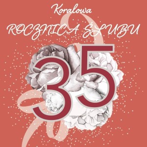 KARNET SWAROVSKI KWADRAT CL4409 ROCZNICA ŚLUBU 35