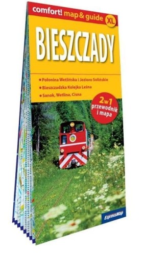 Comfort! map&amp;guide Bieszczady 2w1 w.2023