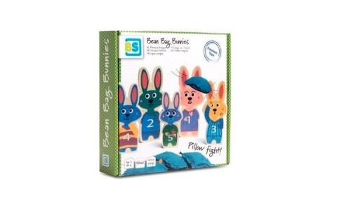 Drewniana gra zręcznościowa Króliczki, BS Toys
