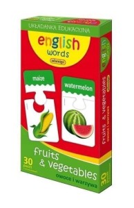 ENGLISH WORDS FRUITS & VEGETABLES