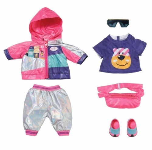 Baby born - Ubranko Zestaw rowerowy 43cm, Zapf