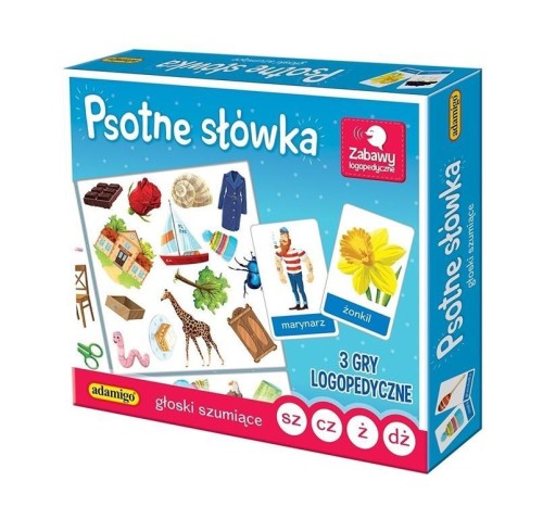 Psotne słówka - głoski szumiące, Adamigo