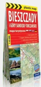 PLASTIC MAP BIESZCZADY I GÓRY SANOCKO-TURCZAŃSKIE