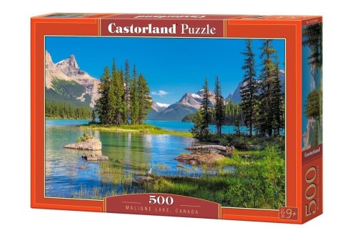 Puzzle 500 Maligne Lake, Canada CASTOR, Castorland